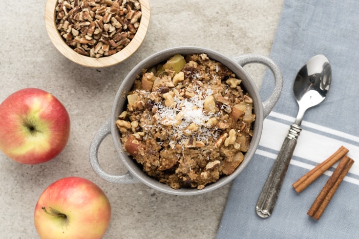 Apple cinnamon baked oatmeal recipe - Dr. Axe