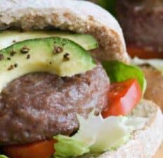 Avocado bison burger recipe - Dr. Axe