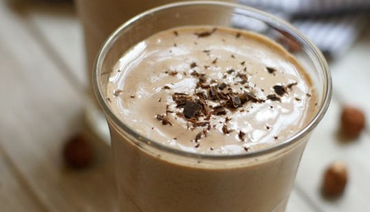 Creamy Chocolate Hazelnut Shake with Chia 