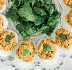 Avocado deviled eggs - Dr. Axe