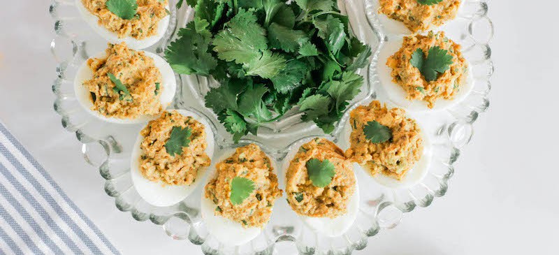 Avocado deviled eggs - Dr. Axe