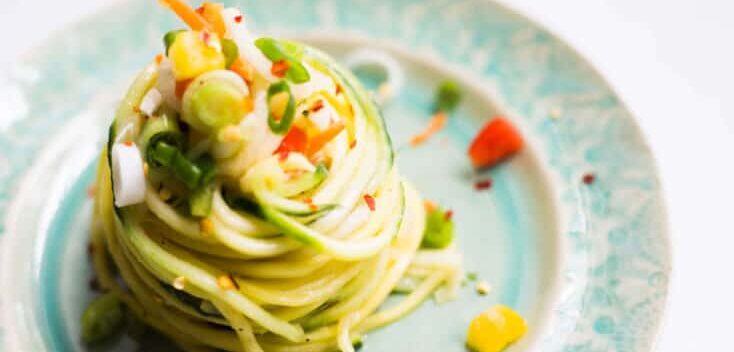 Zoodle salad recipe