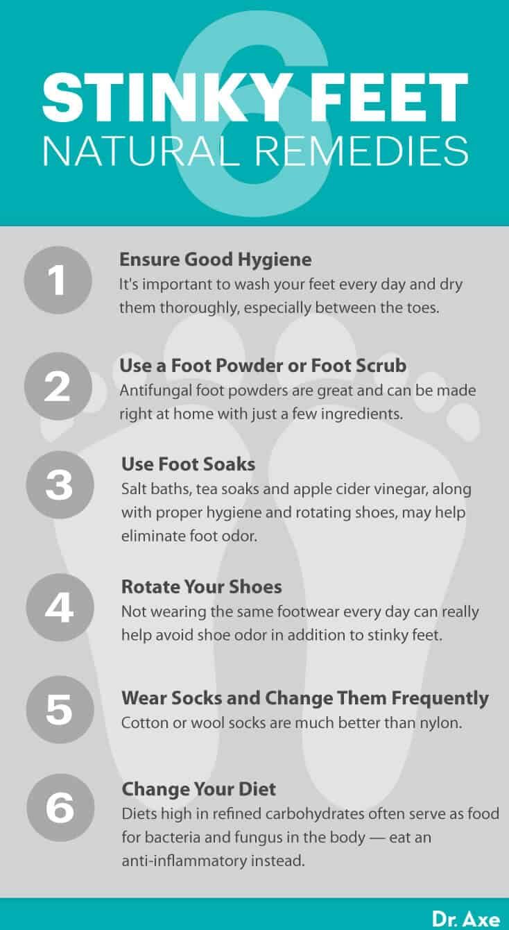 How to get rid of stinky feet - Dr. Axe