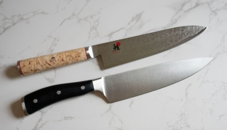 carbon-steel-knives-shun-wusthof-handle-comparison