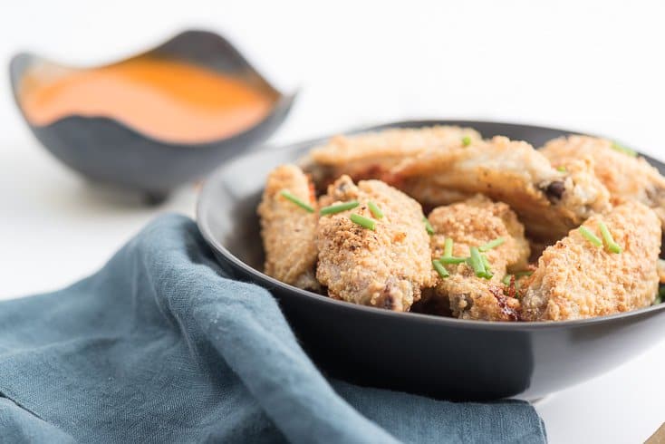 Garlic parmesan wings recipe - Dr. Axe