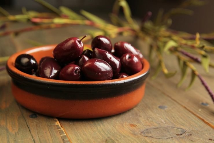 Kalamata Olives in a bowl
