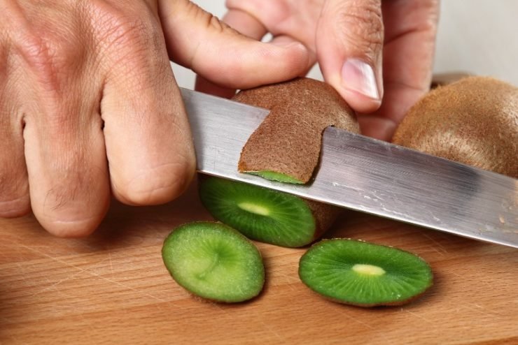 kiwi peeling method