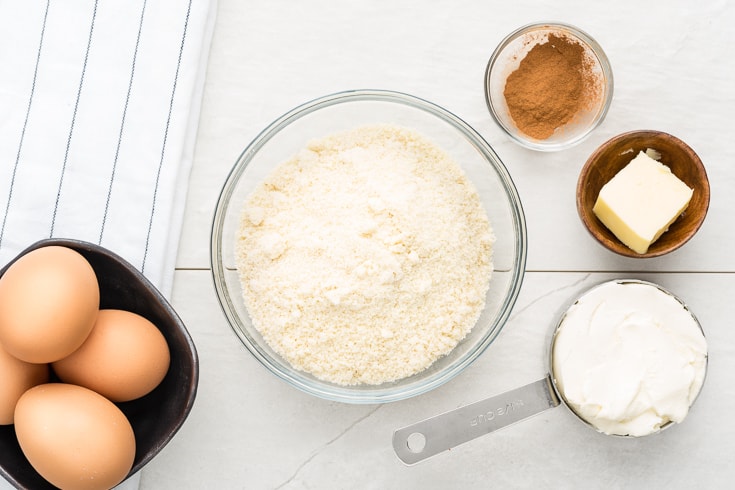 Keto pancake ingredients