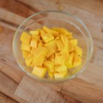 mango cut into cubes