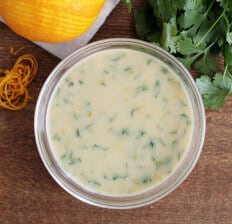 Orange tahini dressing - Dr. Axe