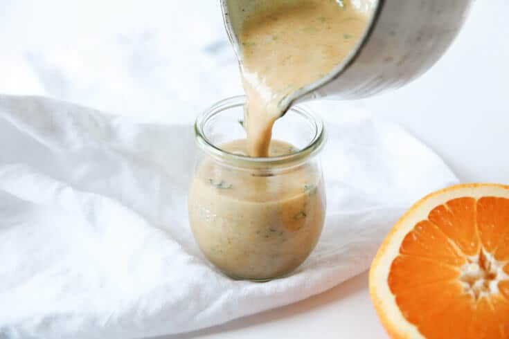 Orange tahini dressing recipe - Dr. Axe