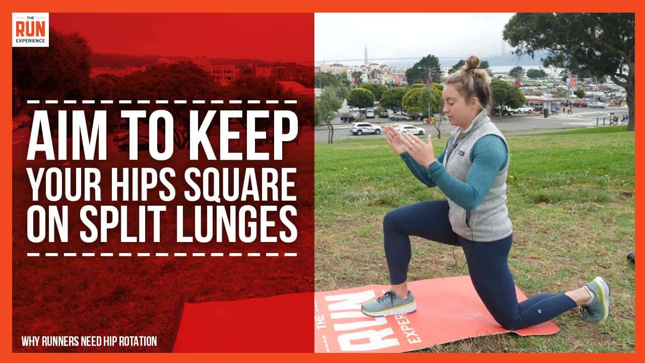 Split lunges 