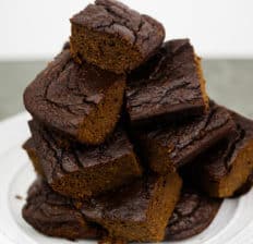 Sweet potato brownies