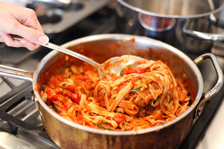 Tuscan pasta recipe step 2 - Dr. Axe