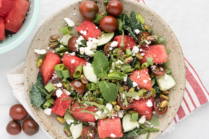 Watermelon feta salad recipe - Dr. Axe