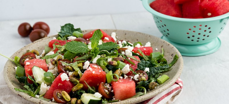 Watermelon feta salad recipe - Dr. Axe